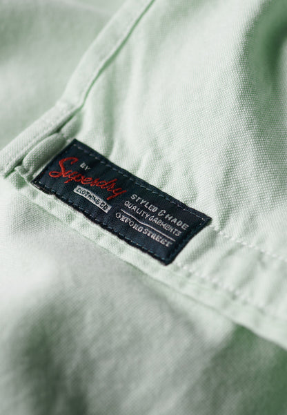 Vintage Oxford Short Sleeve Shirt | Light Green