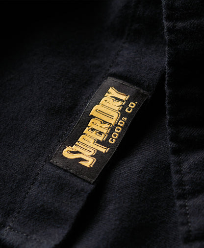Flannel Workwear Shirt | Jet Black