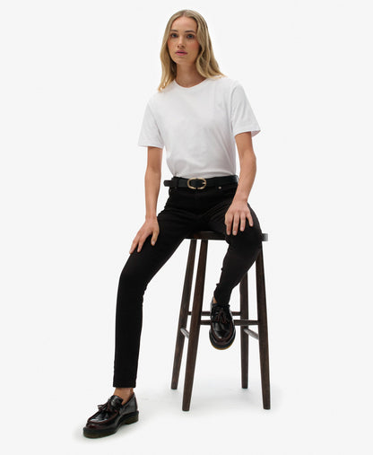 Mid Rise Skinny Jean | Black 30