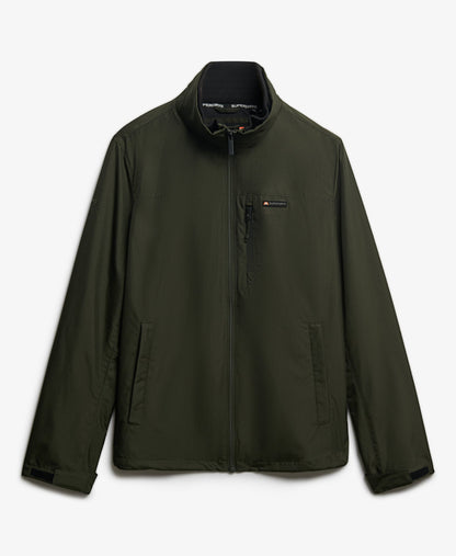 Non Hooded Logo Windbreaker | Surplus Goods Olive Green