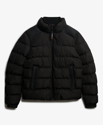 Sports Puffer Jacket | Black