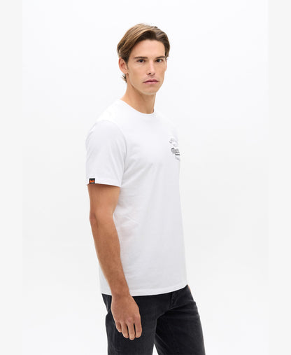 Copper Label Chest Tee | Optic