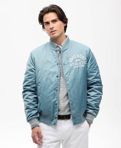 Athletic Varsity Bomber | Goblin Blue