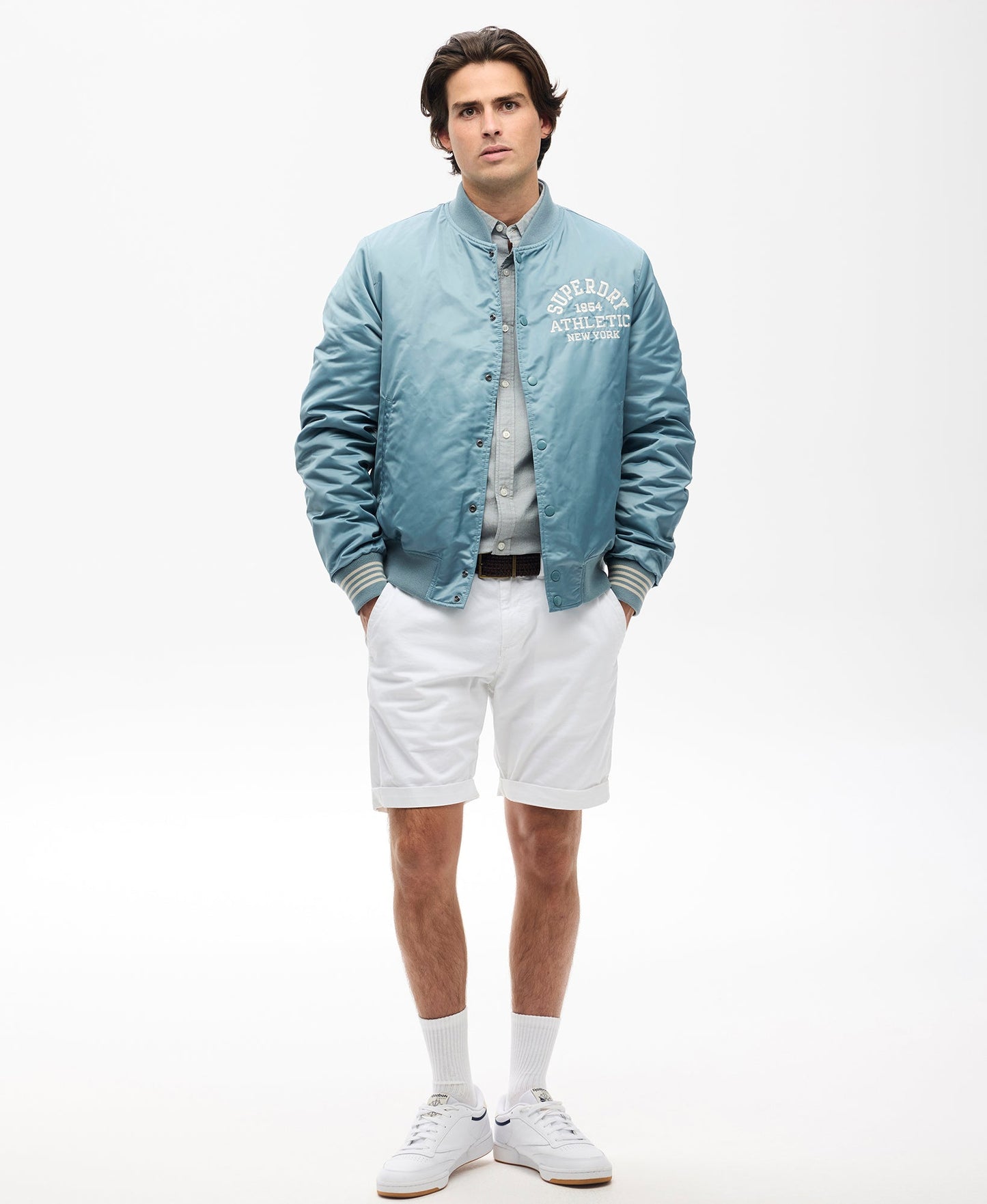 Athletic Varsity Bomber | Goblin Blue