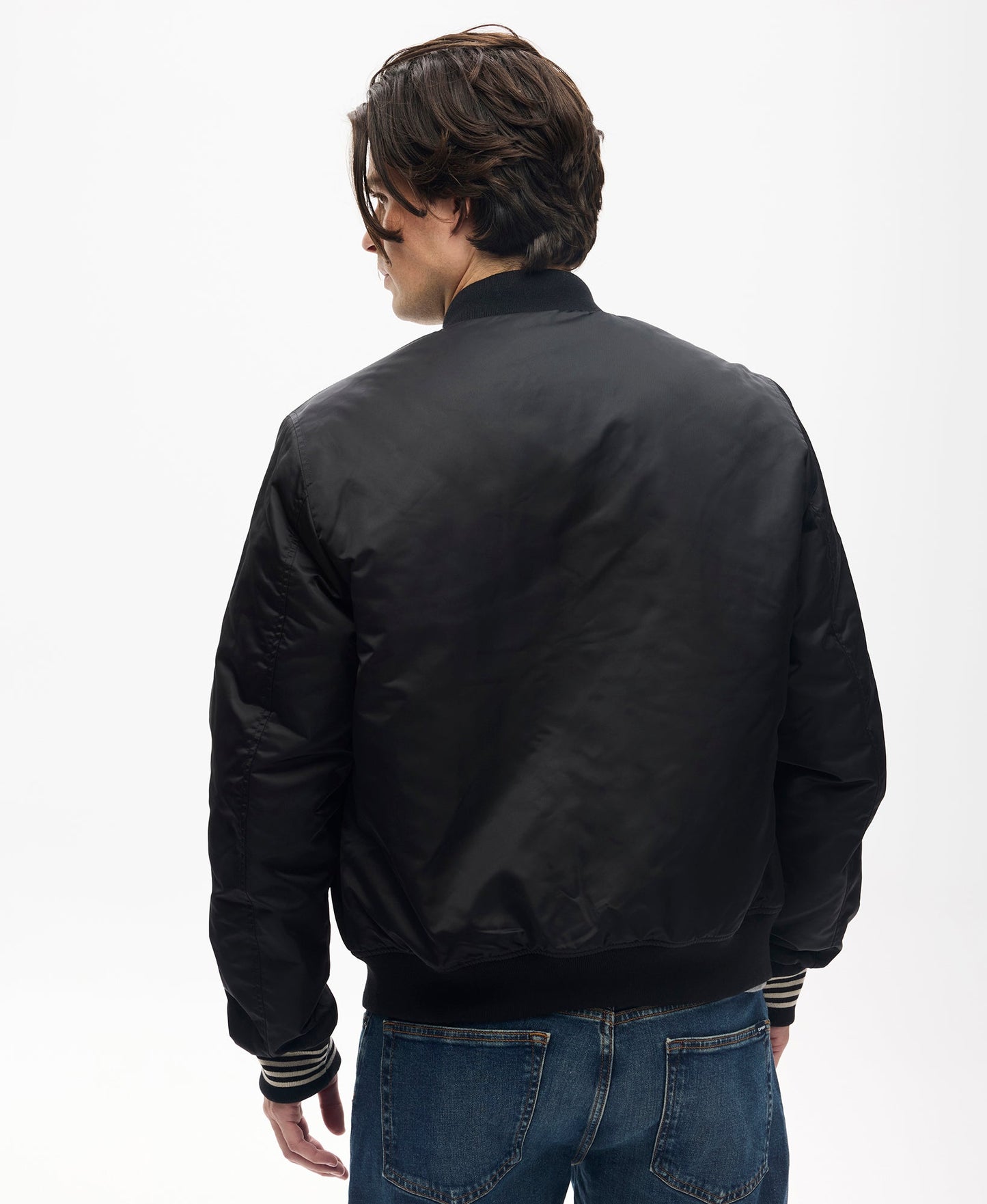 Athletic Varsity Bomber | Black