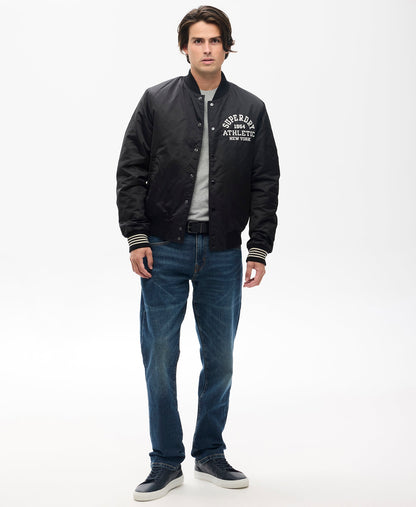 Athletic Varsity Bomber | Black