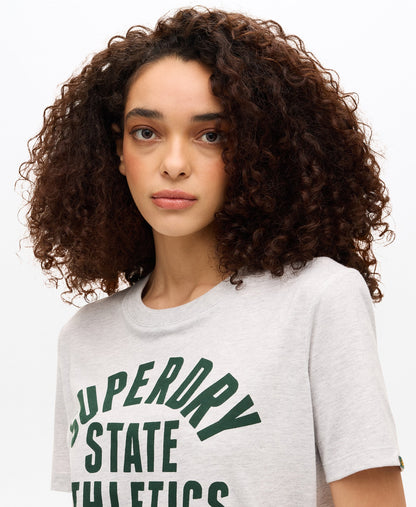 Athletics Tee | Flake Grey Marle