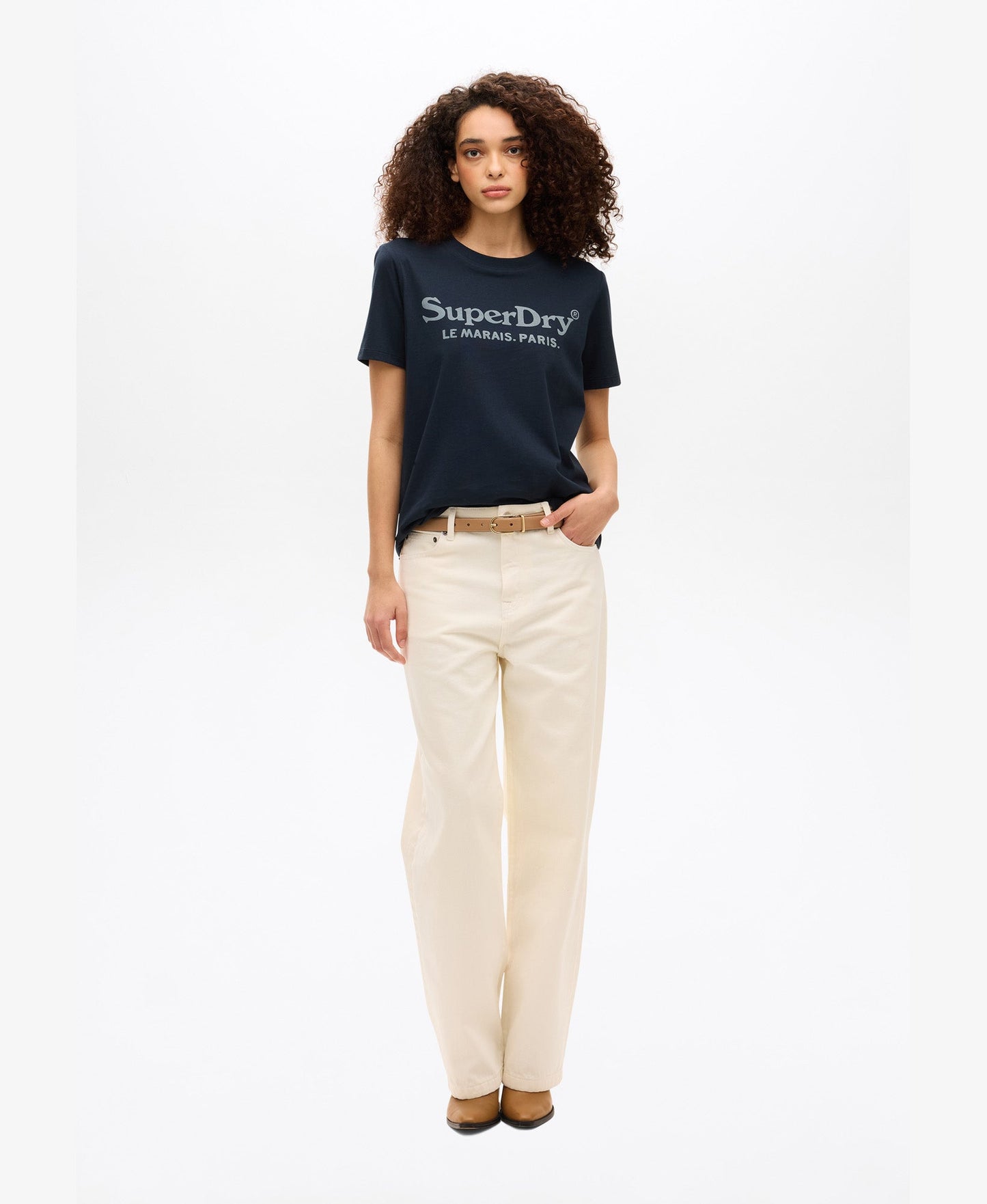 Venue Metallic Graphic Tee | Eclipse Navy